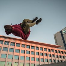 Parkūro entuziastas: jeigu nori sportuoti ilgai, nesielgi pramuštgalviškai