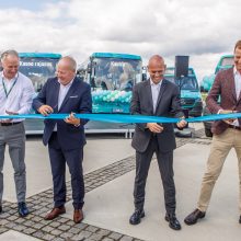 Smaragdiniai autobusai jau rieda pakaunės keliais ir gatvėmis