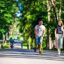 Pavasaris pakaunėje paberia gausų būrį aktyvaus laisvalaikio gryname ore mėgėjų