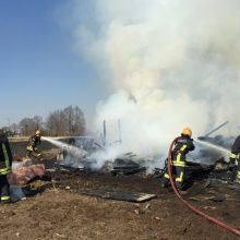 Per parą Lietuvoje kilo 35 pernykštės žolės gaisrai: apdegė ferma ir gyvenamasis namas