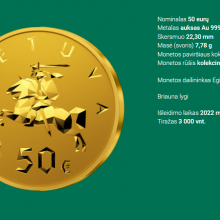 Lietuvos bankas išleis monetas, skirtas gamtai, Konstitucijai, Erasmus