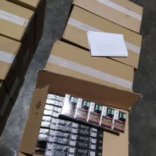 Vietoj traškučių – cigaretės: į Kaliningradą vykusiame vilkike rasta kontrabandos už 1,64 mln. eurų