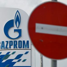 Rusija įvedė sankcijas „Gazprom“ padaliniams Vakaruose