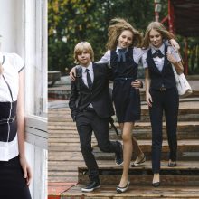 Polėkis: kurdami mokyklines uniformas dizaineriai atranda stilingų sprendimų.