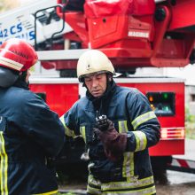 Kauno daugiabutyje gaisras: aštuntame aukšte degė butas – žuvo keturios katės