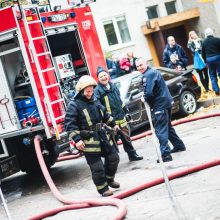 Kauno daugiabutyje gaisras: aštuntame aukšte degė butas – žuvo keturios katės