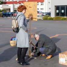 Surengė piketą prieš karjerą Pakarklės miške: beldėsi į tarybos narių sąžinę