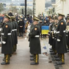 Laisvės gynėjų dienos proga Vilniuje pakeltos valstybės vėliavos