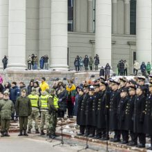 Laisvės gynėjų dienos proga Vilniuje pakeltos valstybės vėliavos