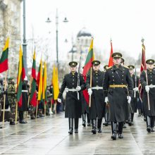 Laisvės gynėjų dienos proga Vilniuje pakeltos valstybės vėliavos
