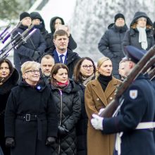 Laisvės gynėjų dienos proga Vilniuje pakeltos valstybės vėliavos