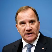 Švedijos premjeras S. Lofvenas oficialiai įteikė atsistatydinimo prašymą