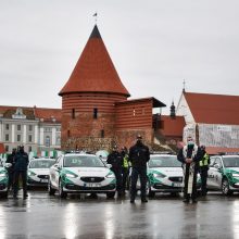 Policijos autoparką papildė nauji automobiliai: Kaunui pasisekė labiausiai