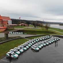 Policijos autoparką papildė nauji automobiliai: Kaunui pasisekė labiausiai