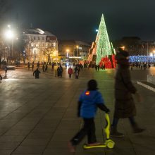 Vilniaus Kalėdų eglutės pripažinimo gražiausia dar teks palaukti