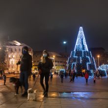 Vilniaus Kalėdų eglutės pripažinimo gražiausia dar teks palaukti