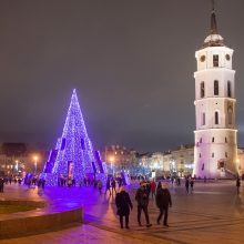 Vilniaus Kalėdų eglutės pripažinimo gražiausia dar teks palaukti