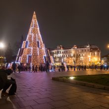 Vilniaus Kalėdų eglutės pripažinimo gražiausia dar teks palaukti