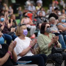 Anykščiai tviskėjo purpuru: baigėsi kultūros festivalis „Purpurinis vakaras“