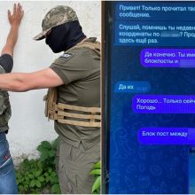Sučiuptas ukrainiečius išdavęs saviškis: nutekino okupantams naudingas žinutes