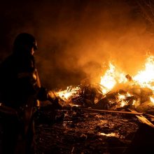 Rusija raketomis atakavo Kyjivą ir Odesą, Ukraina daugumą jų teigia numušusi