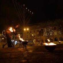 Klaipėdos žydai įžiebė menorą ir paminėjo Chanuką