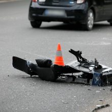 Tragiška avarija Tauragės rajone: ligoninėje mirė pusamžis motociklo vairuotojas