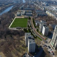 Žirmūnuose iškils visų matmenų futbolo aikštė