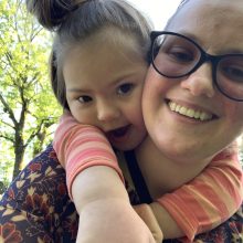 Dauno sindromą turinti dukra išmokė įžvelgti laimę mažuose dalykuose
