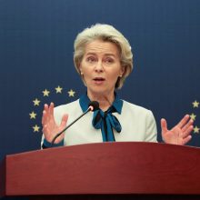 U. von der Leyen: ES turi Ukrainai suteikti tai, ko jai reikia, kad būtų stipri