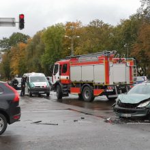 Sankryžoje prie Klaipėdos geležinkelio stoties vėl – avarija