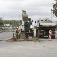 Liepų gatvėje – nuolatinės spūstys