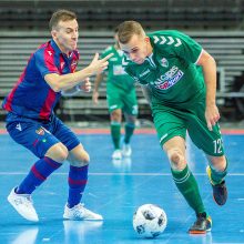 UEFA Futsal Čempionų lygos kovas „Kauno Žalgiris“ pradėjo nesėkme 