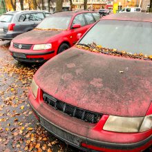 Vairuotojus pykdo aikštelėse vietas užimantys nevažiuojantys išklerėliai