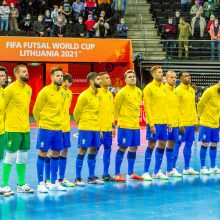 Pietų Amerikos salės futbolo galiūnų akistatoje triumfavo pasaulio čempionai argentiniečiai