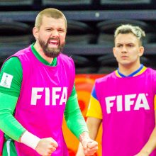 Pietų Amerikos salės futbolo galiūnų akistatoje triumfavo pasaulio čempionai argentiniečiai