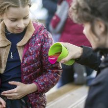 Viename Šančių kieme – būrį žmonių pritraukęs iniciatyvų lietus