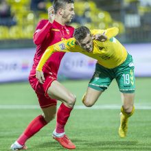 Lietuvos futbolininkai beviltiškai pralaimėjo Juodkalnijos rinktinei