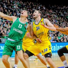 Įspūdingai žaidęs „Žalgiris“ nepaliko vilčių ALBA krepšininkams