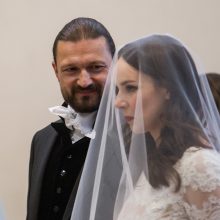 Susituokė aktorė V. Bičkutė, šventėje – nė lašo alkoholio