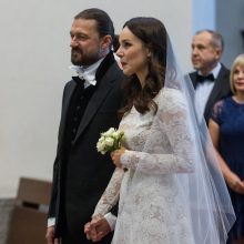 Susituokė aktorė V. Bičkutė, šventėje – nė lašo alkoholio
