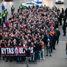 Skaitytojai: „Ryto“ sirgaliai mitinguoja Kaune 