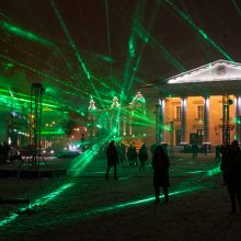 Nušvito gimtadienį švenčianti sostinė: prasidėjo pirmasis Vilniaus šviesų festivalis