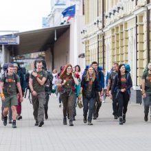 Į Kazachstaną išlydėti ekspedicijos „Misija Sibiras“ dalyviai