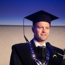 Inauguruotas naujas ISM Vadybos ir ekonomikos universiteto rektorius D. Misiūnas