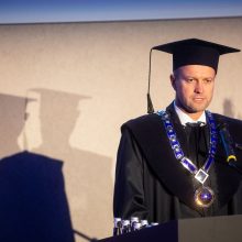 Inauguruotas naujas ISM Vadybos ir ekonomikos universiteto rektorius D. Misiūnas