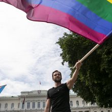 LGBT bendruomenė paragino prezidentą įsisegti vaivorykštės spalvų ženklelį