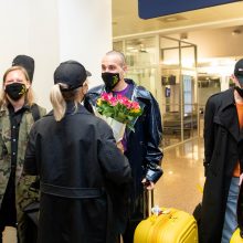 Į Lietuvą sugrįžusi grupė „The Roop“ pasitikta šūksniais ir plojimais