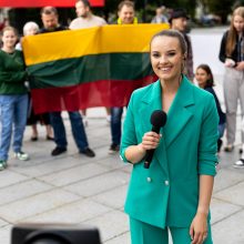 Lietuviai giedojo „Tautišką giesmę“