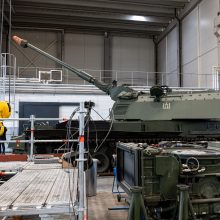 A. Anušauskas: trys kariniai miesteliai Lietuvoje statomi greičiau, nei buvo planuota 